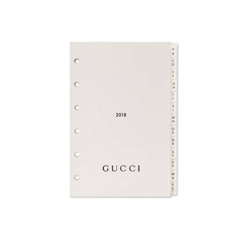 gucci agenda refill 2017